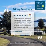 Friday Feedback comes from Cherie & Miss Penny. We love having fluffy friends stay  with us and would love to see YOUR camping pet pics! Post them below Facebook users and if you're looking for another pet-friendly destination we have sites available. Book via our website or call 07 386 8963.
#petfriendlycamping #fluffface #dontforegetme #top10holidayparks #motuterebaytop10holidaypark #fourleggedfriend #dogfriendlysites
